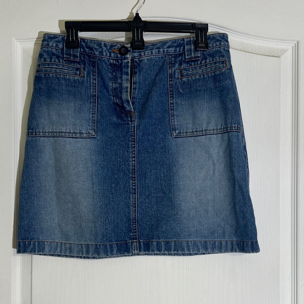 Bass Women's Blue Denim Mini Skirt